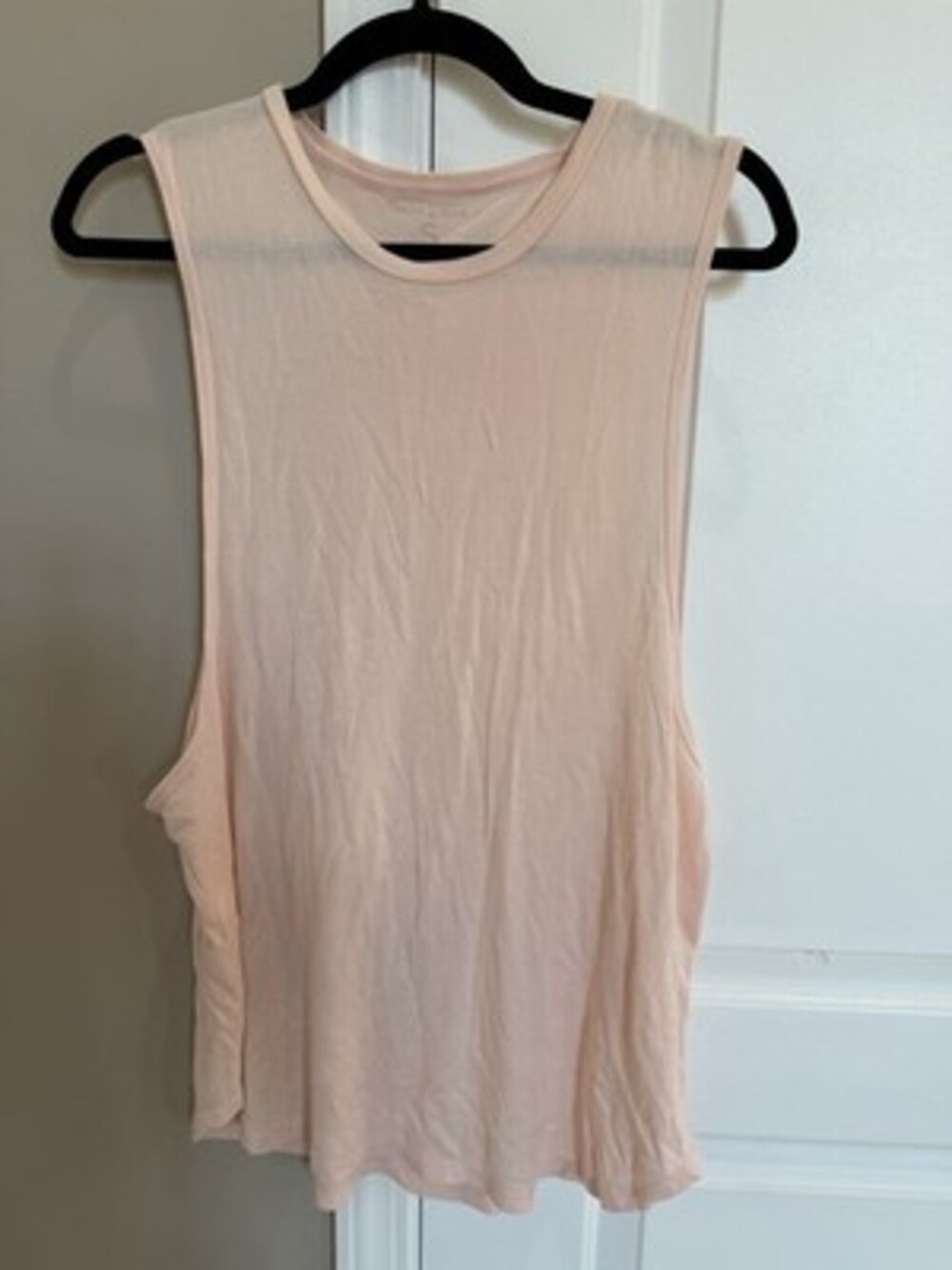 Bruce & Olive Women’s Muscle Tank Sleeveless Shirt Size Small Light Pink
